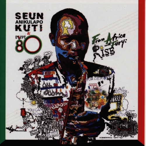 Couverture FROM AFRICA WITH FURY: RISE de Seun Anikulapo KUTI & EGYPT 80