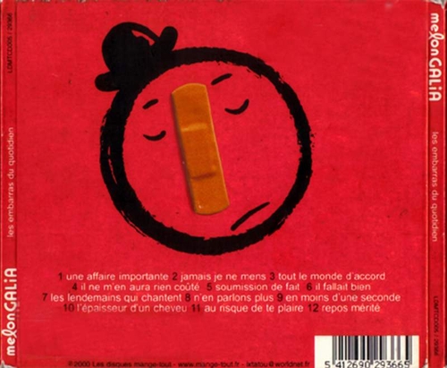 Couverture LES EMBARRAS DU QUOTIDIEN de MELON GALIA