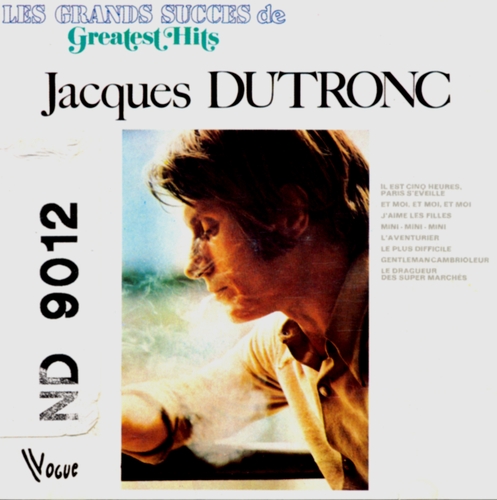 Couverture LES GRANDS SUCCES DE de Jacques DUTRONC