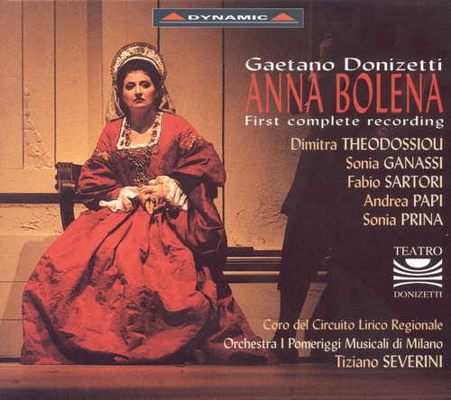 Couverture ANNA BOLENA de Gaetano DONIZETTI