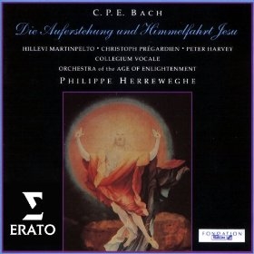 Couverture DIE AUFERSTEHUNG UND HIMMELFAHRT JESU de Carl Philipp Emanuel BACH