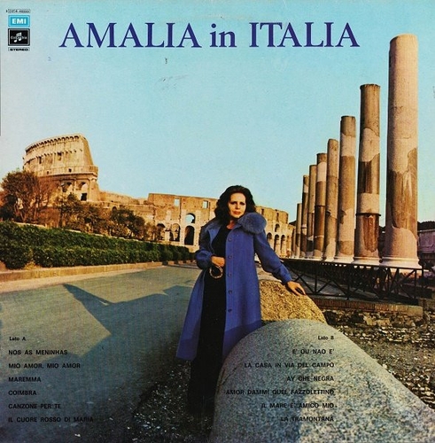 Couverture AMÁLIA IN ITALIA de Amália RODRIGUES