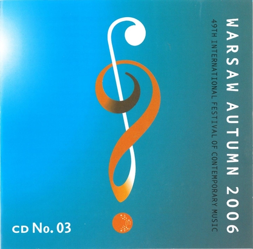 Couverture WARSAW AUTUMN 2006 (BLOCH/ SCHAEFFER/ KNITTEL)