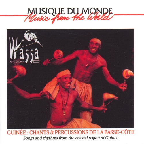 Couverture GUINÉE: CHANTS ET PERCUSSIONS DE LA BASSE-CÔTE de WASSA