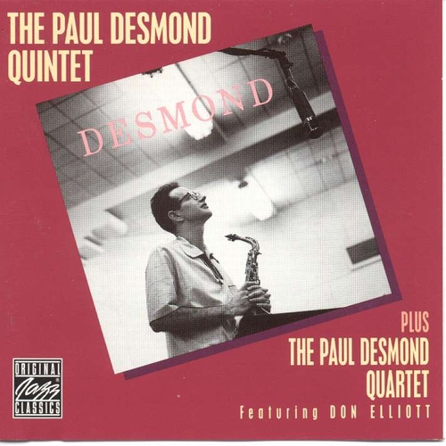Couverture THE PAUL DESMOND QUINTET/QUARTET de Paul DESMOND