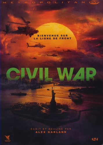 Couverture CIVIL WAR de Alex GARLAND
