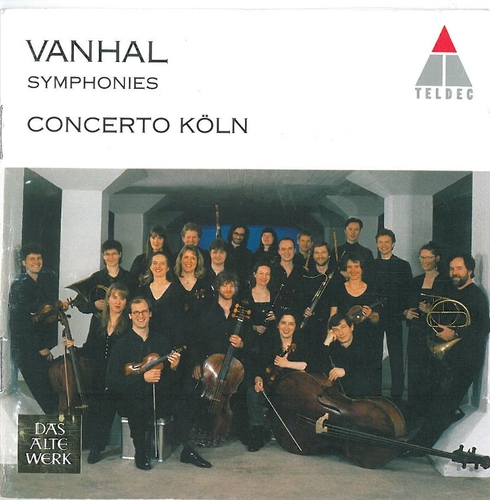 Couverture SYMPHONIES RE, SOL, DO, LA, MI de Johann Baptist VANHAL