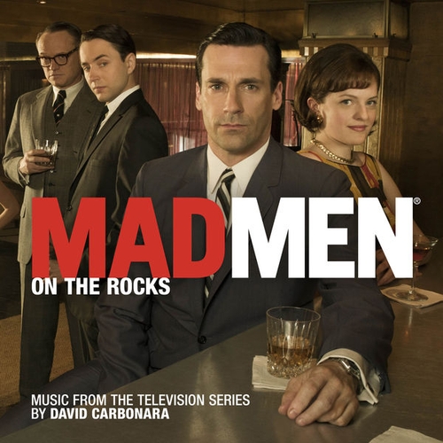 Couverture MAD MEN ON THE ROCKS de David CARBONARA
