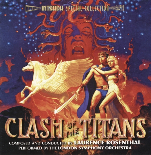 Couverture CLASH OF THE TITANS de Laurence ROSENTHAL