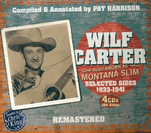 Couverture SELECTED SIDES 1933-1941 de Wilf MONTANA SLIM CARTER
