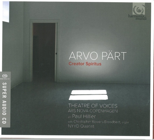 Couverture CREATOR SPRIRITUS de Arvo PÄRT