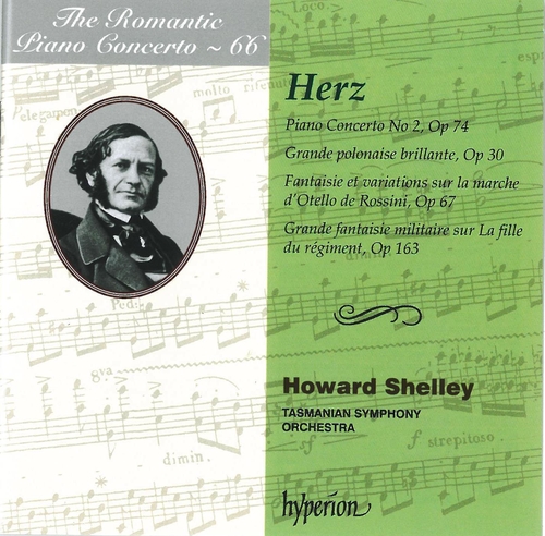 Couverture THE ROMANTIC PIANO CONCERTO N°66: HERZ de Henri [Heinrich] HERZ