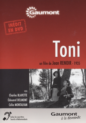 Couverture TONI de Jean RENOIR