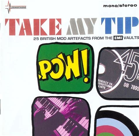 Couverture TAKE MY TIP (25 BRITISH MOD ARTEFACTS FROM THE EMI VAULTS)