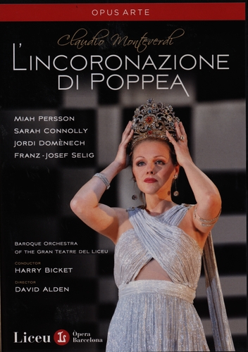 Couverture L'INCORONAZIONE DI POPPEA de Claudio MONTEVERDI
