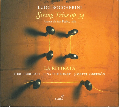 Couverture TRIOS CORDES OP.34 de Luigi BOCCHERINI