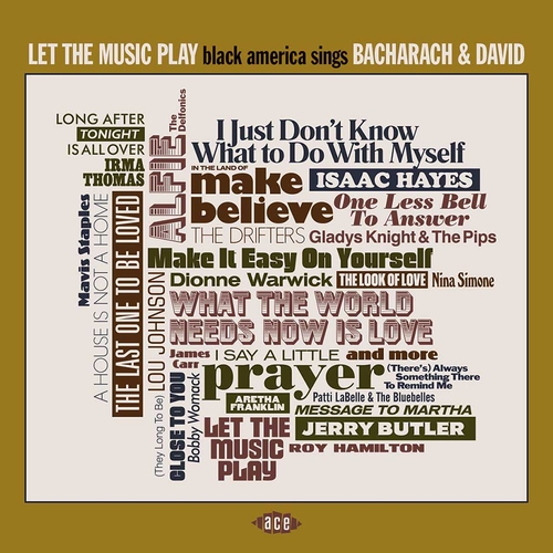 Couverture LET THE MUSIC BLACK AMERICA SINGS BACHARACH & DAVID