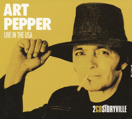 Couverture LIVE IN THE USA de Art PEPPER QUARTET