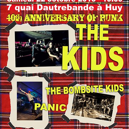 40e Anniversaire du Punk à l'Atelier Rock de Huy