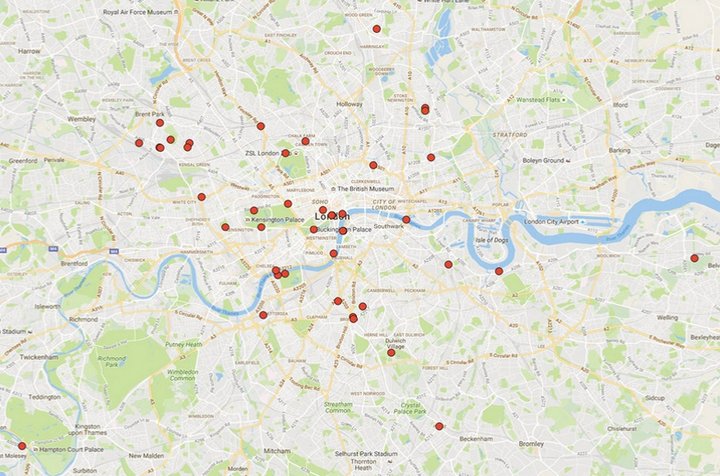 Alex Bartsch - Covers - map of London