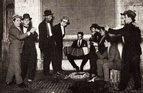 Buenos Aires - hommes dansant le tango