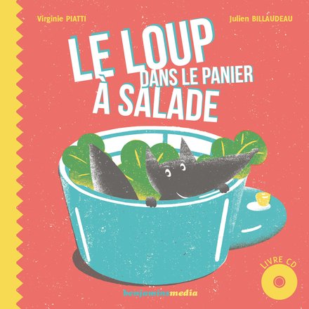 pochette du cd représentant un loup dans un panier à salade