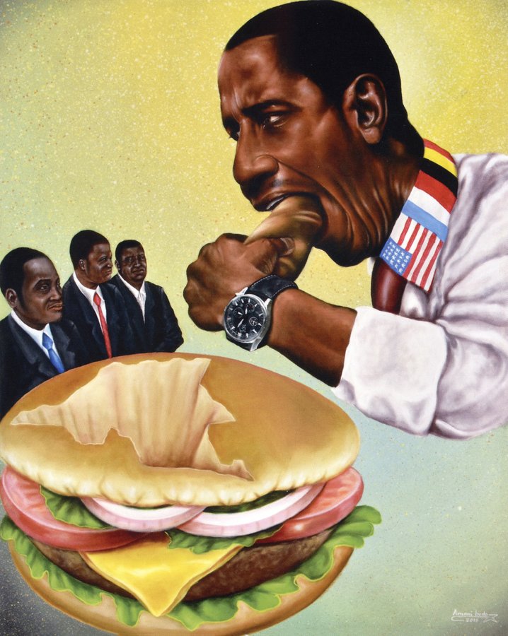 Obama - (c) Amani Bodo 2016 - Musée africain de Namur