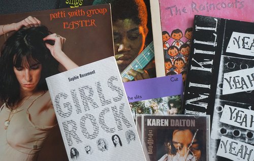 Sophie Rosemont - Girls Rock - editions NiL photo avec disques_1600