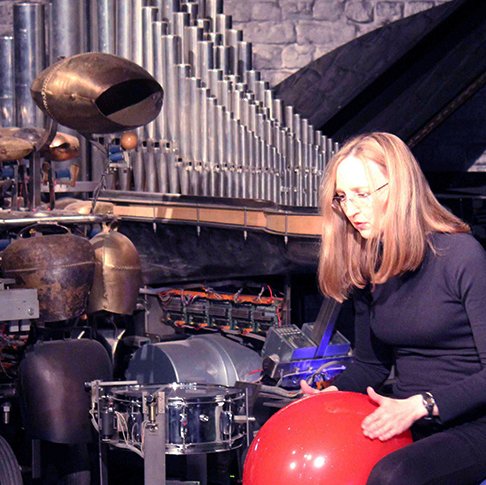 Judy Dunaway en concert à la Stichting Logos à Gand en 2014