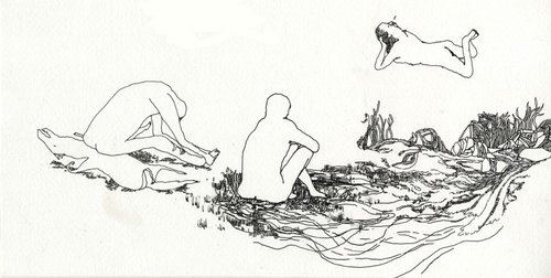 Chloé Schuiten, visuel pour le groupe Piloot