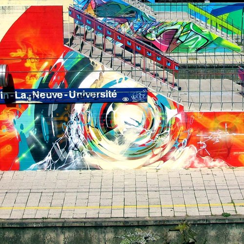 Thomas et Florian du collectif Art Osons