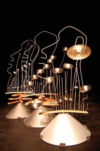 Exposition des sculptures-instruments de PHiLéMOi